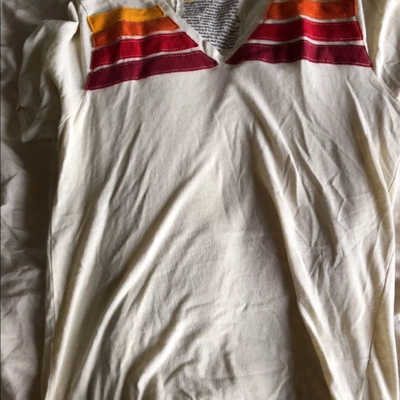 Aviator Nation stripe V-Neck T-shirt! - Picture 2 of 5